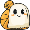 Snail Halloween Ghost