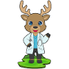 Reindeer Doctor Stethoscope