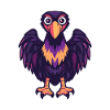Harpy Bird Halloween Comic Funny
