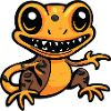 Lizard Halloween Comic Funny