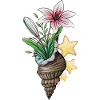 Floral Conch Bouquet