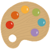 Paint Palette Charm