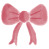 Noeud aquarelle rose pastel