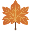 Autumn Maple Leaf Silhouette