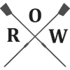 ROW Oars Emblem, Rudder Blades, Rowerskulls