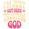 God Trust Motif Shirt