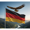 Eagle above the German flag