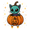 Cat Pumpkin: Halloween Pumpkin Flight