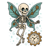 Skeleton Butterfly Movement