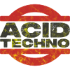 Distressed Acid Techno Logo Tee