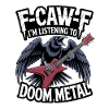 F-Caw-F Doom Metal Raven Guitar