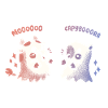 Effrayant Capy et vache