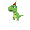 Dino Party Hat I Regret Everything