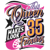 35th Birthday Queen Women
