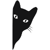 Peeking Cat – Cute Cat Lover Design