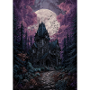 Moonlit Haunting Mansion