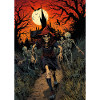 Grim Wanderer in Haunted Dusk