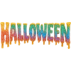 Frosting Halloween Lettering