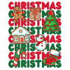 Christmas Collage: Bright Festive Icons
