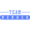 Team Member Wordmark Print Design