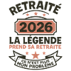 Retired 2026 It's not my problem anymore humor