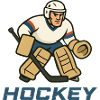 Eishockey Torhüter Cartoon