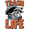 Raccoon Humor – Trash Life