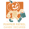 Pumpkin Patrol Candy Secured Funny Halloween