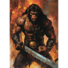 Heavy Metal Monkey with Sword