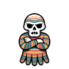No Me Gusta Calavera Poncho