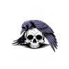 F-GAW-F Absolutely Nothing Skull Raven