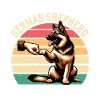 German Shepherd Dad Father's Day Father