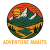 Adventure awaits mountain scenery