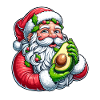 Avocado Santa Festival Joy