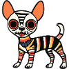 Chihuahua Dog Halloween Comic Funny