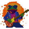 Rock-Frog at sunset