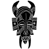 Afrikanischer schwarzer Dämon