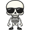 Zombie Halloween Skeleton