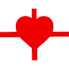 Heart Cross Minimalist Emblem