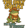 Cowboy Frog Squat Pun