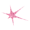Pink Glitter Starburst Sparkle