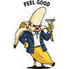 Banana gentleman in suit