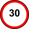 Tempo 30 Sign Pattern
