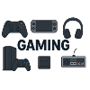 Retro Gaming Silhouettes