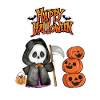 Happy Halloween Grim Reaper