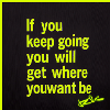 Lasting motivation neon text