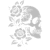 Floral Skull Portrait