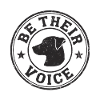 Badge Chien Emblème Soyez Leur Voix