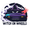 Witch on Wheels Neon Ride