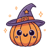 Adorable Witch Pumpkin